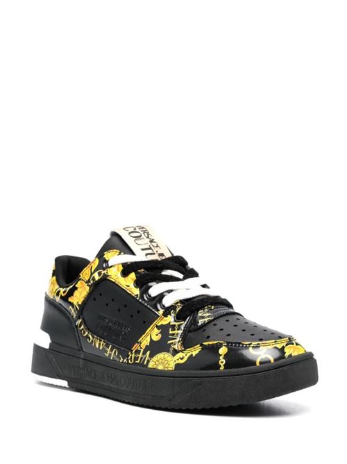 Low sneakers with baroque print VERSACE JEANS COUTURE | 77YA3SJ4 ZP353.G89